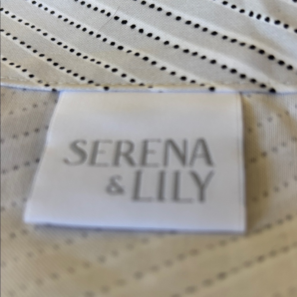 Serena & Lily king size cotton Duvet Cover - Picture 5 of 6